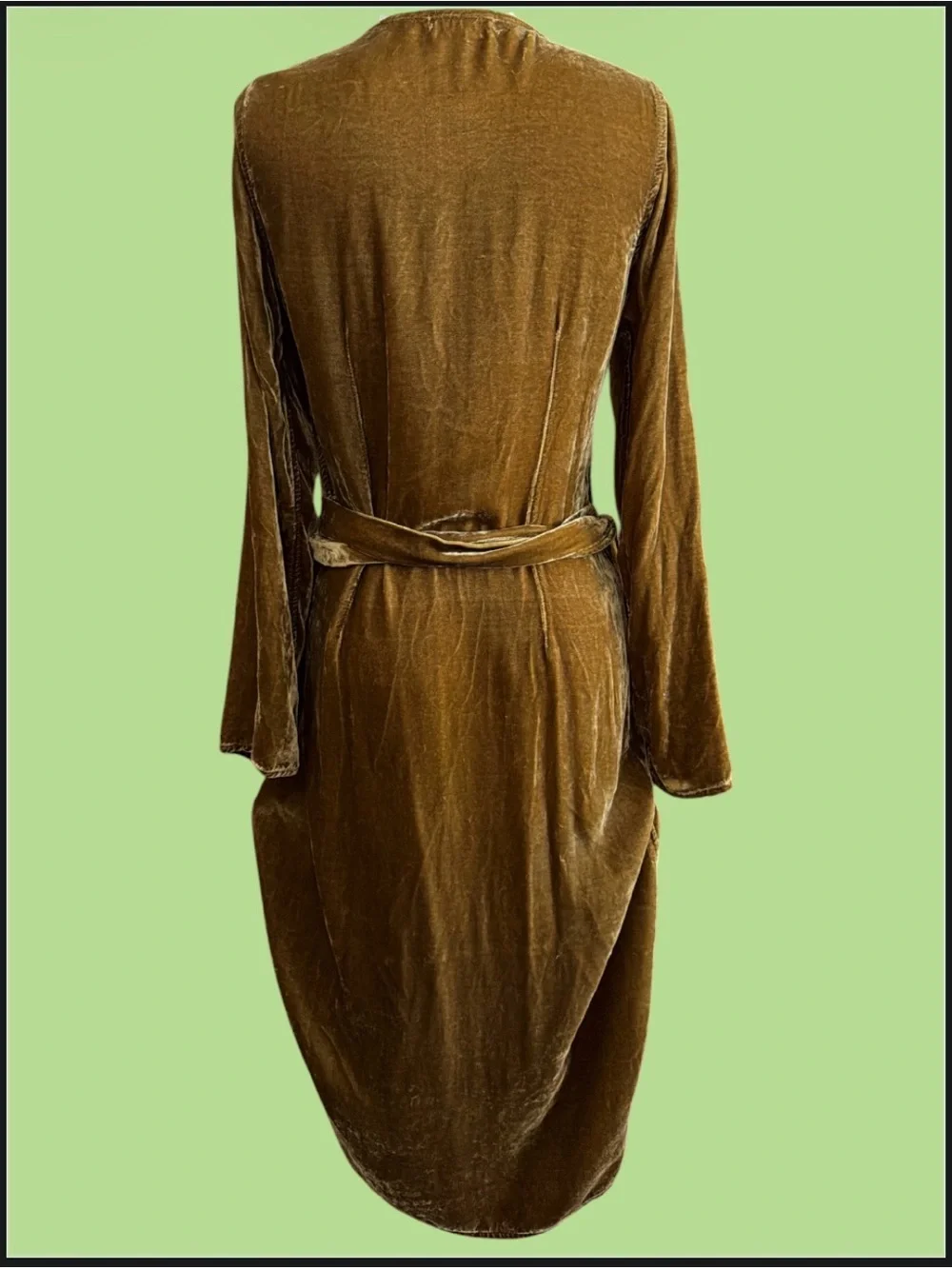 Free People x CP SHADES velvet wrap dress
